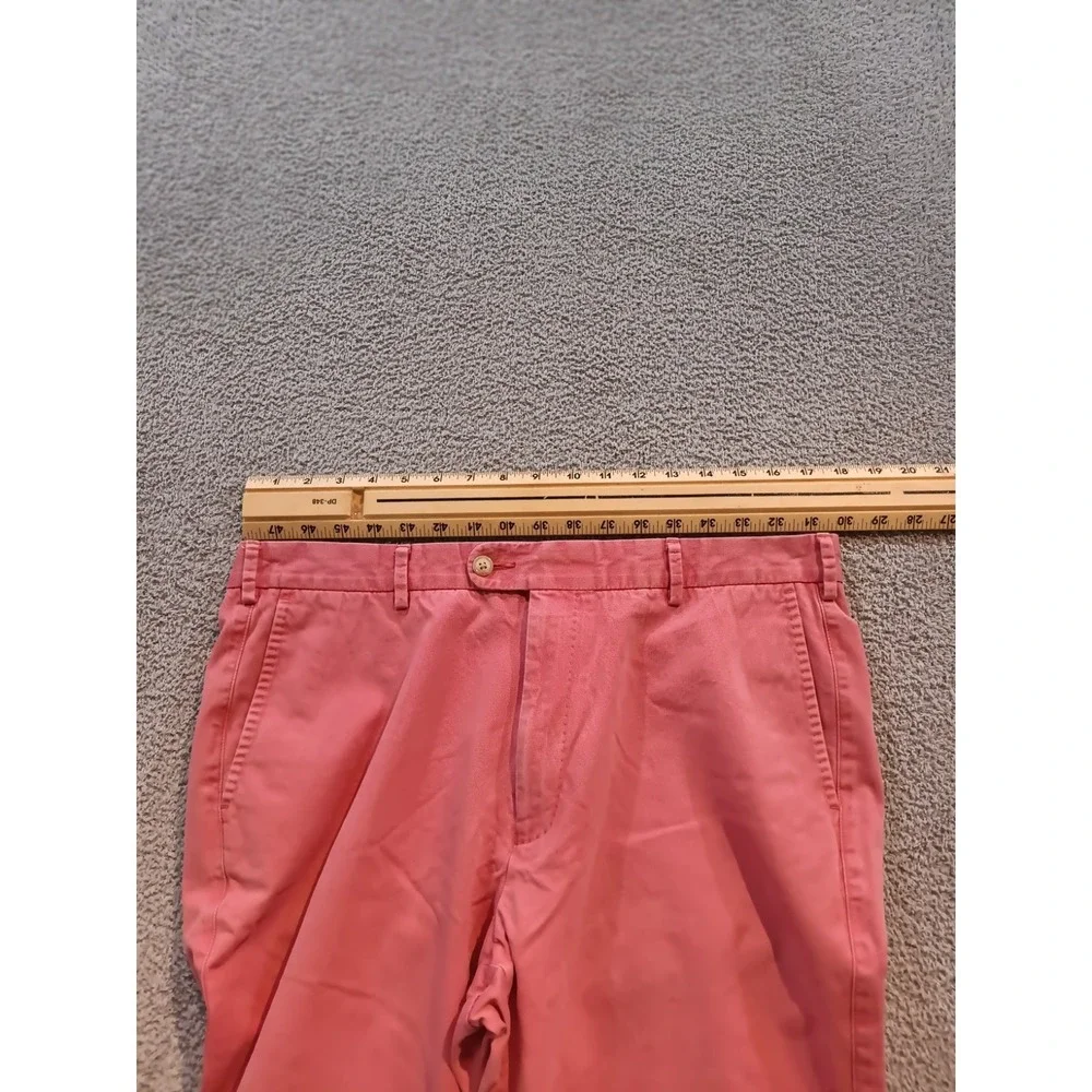 Peter Millar Chino Pants‎ Men's 36x33 Coral Cotton Casual Golf Dress Slacks